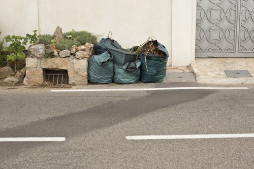 Clearance process with organized categorization of belongings