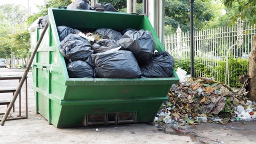 Types of business waste including office and industrial materials